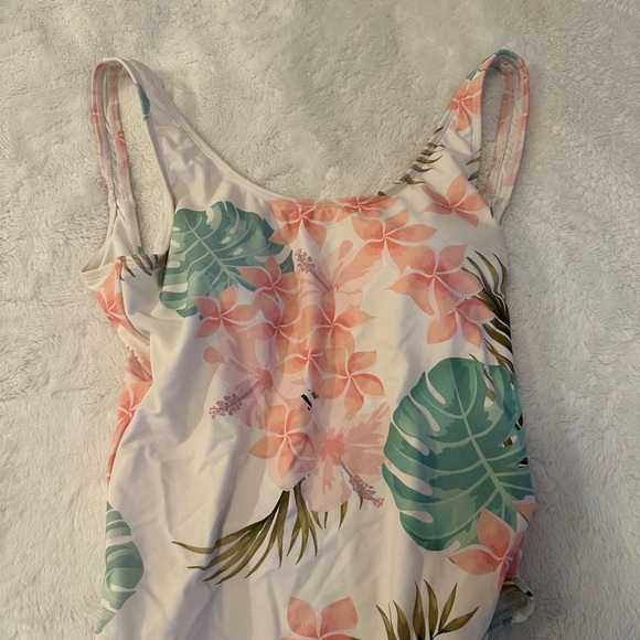 Infamous Swim Floral One-Piece Swimsuit | Size M - Picture 3 of 5